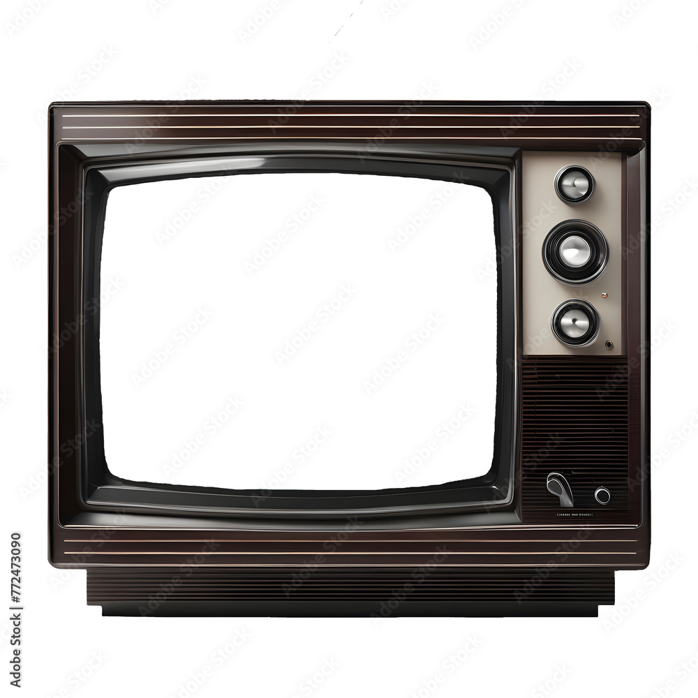 old tv isolated on white old tv isolated on white