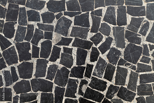 Pavimento scuro - Mosaico - Texture photo