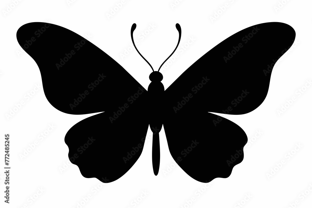 Simple Butterfly Silhouette Vector Illustration: Explore Elegant Butterfly Silhouettes for Your Design Needs Simple Butterfly Silhouette Vector Illustration: Explore Elegant Butterfly Silhouettes for Your Design Needs
