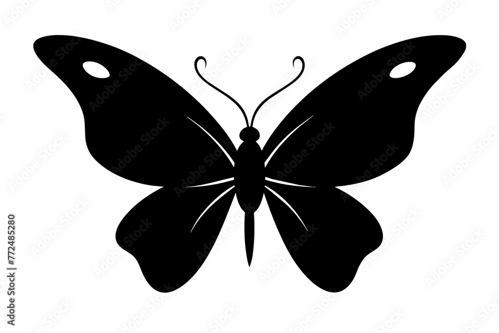 Simple Butterfly Silhouette Vector Illustration: Explore Elegant Butterfly Silhouettes for Your Design Needs Simple Butterfly Silhouette Vector Illustration: Explore Elegant Butterfly Silhouettes for Your Design Needs
