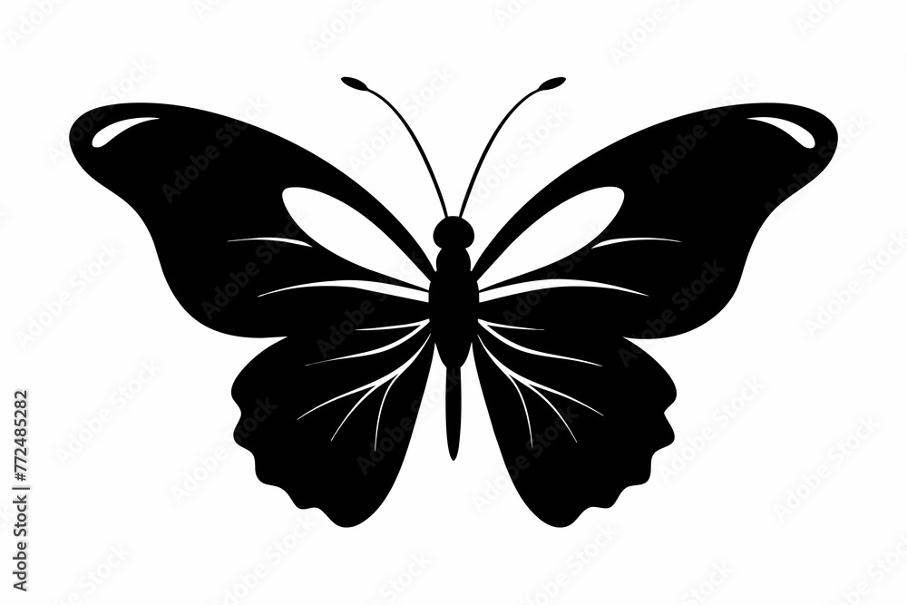 Simple Butterfly Silhouette Vector Illustration: Explore Elegant Butterfly Silhouettes for Your Design Needs Simple Butterfly Silhouette Vector Illustration: Explore Elegant Butterfly Silhouettes for Your Design Needs