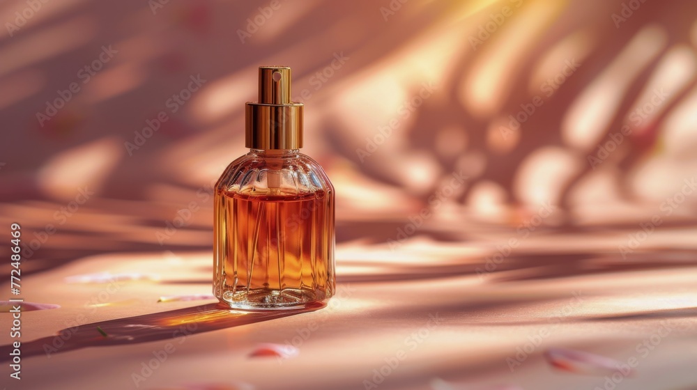 Naklejka premium Perfume Bottle on Table