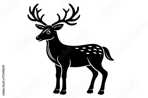 reindeer-icon-vector-illustration