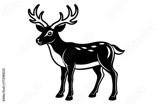 reindeer-icon-vector-illustration