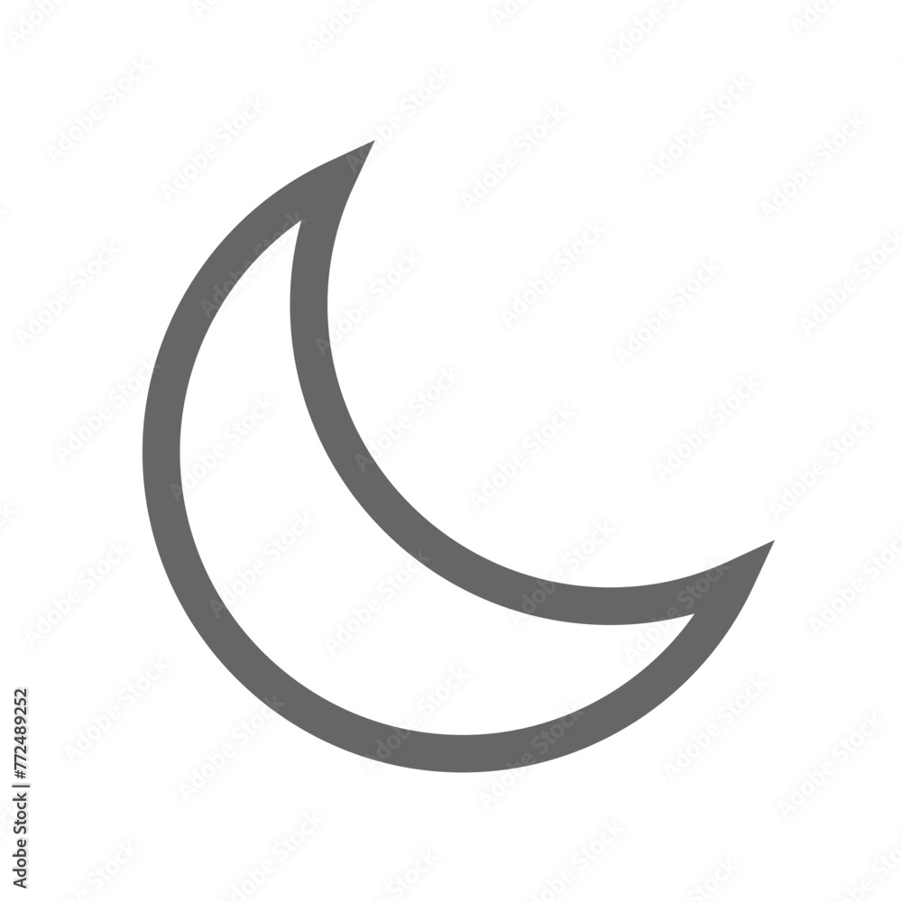 Obraz premium Linear black outline icon pack