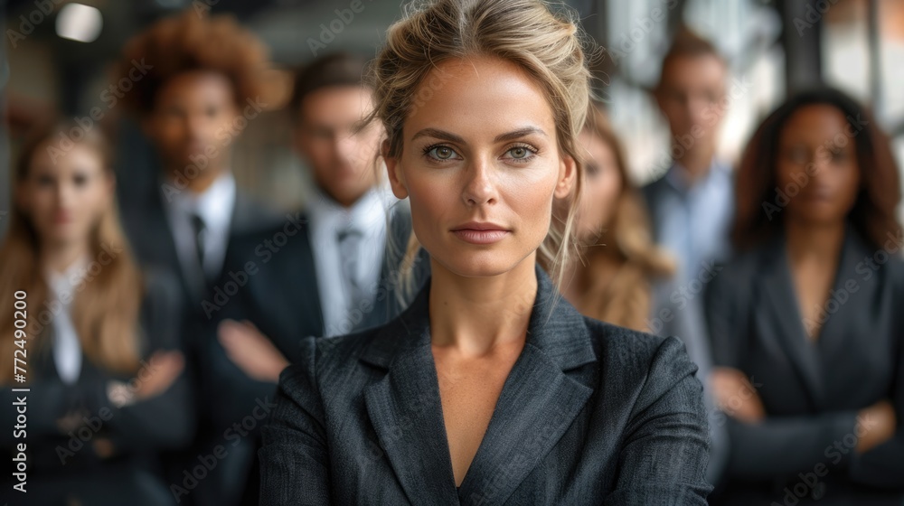 businesswoman and team. Angry , serious mood. at modern office. businesswoman and team. Angry , serious mood. at modern office.