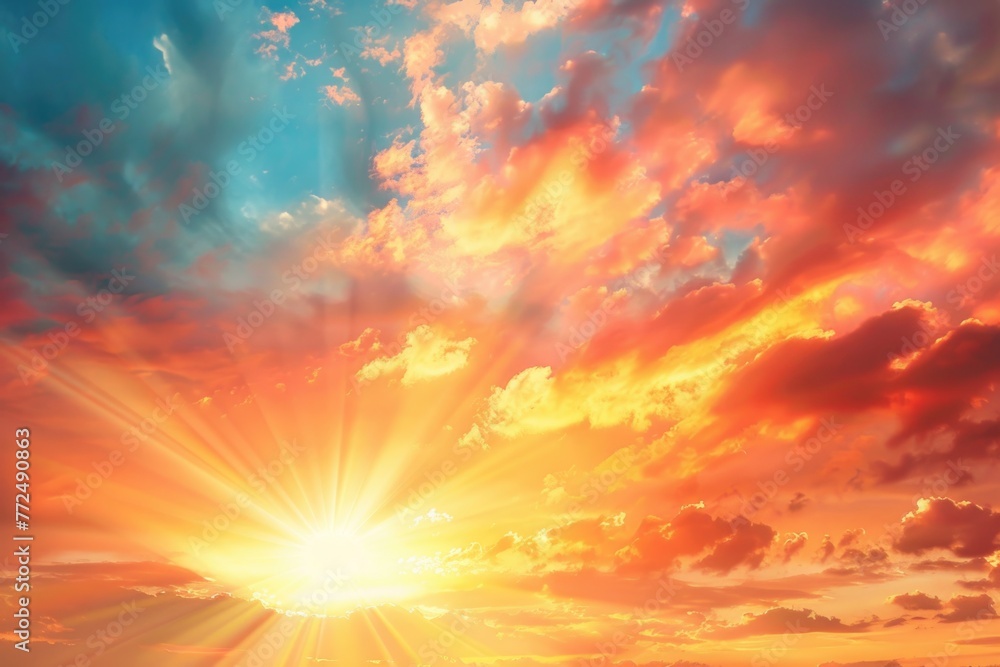 A sunny day by the ocean, perfect for vacation promotions A sunny day by the ocean, perfect for vacation promotions