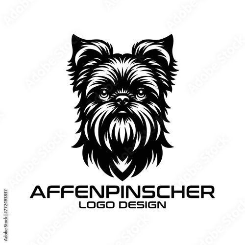 Affenpinscher Vector Logo Design
