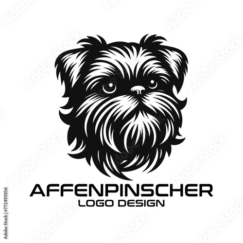 Affenpinscher Vector Logo Design