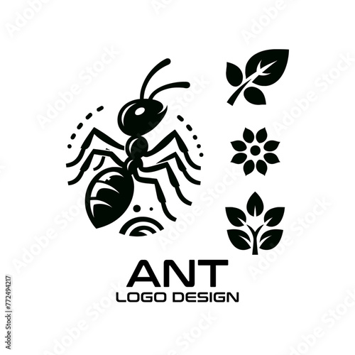 Ant Vector Logo Design