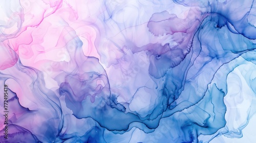 Smoky watercolor background with vibrant alcohol ink colors. 