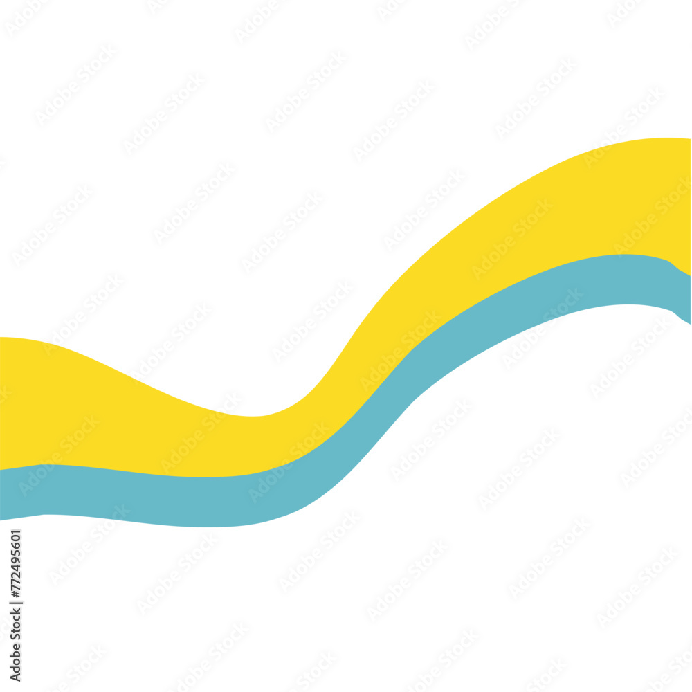 Abstract corner wave shape Abstract corner wave shape