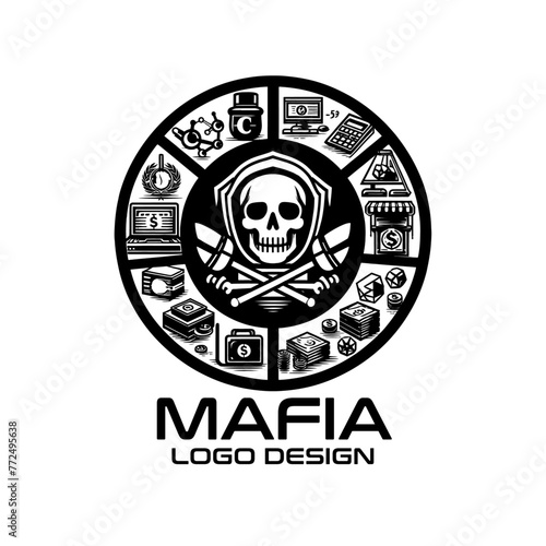 Mafia Vector Logo Design