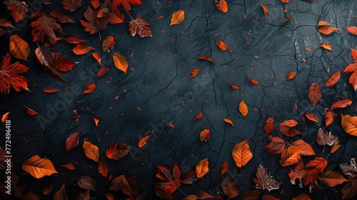 A pile of leaves on the forest floor, suitable for autumn themes