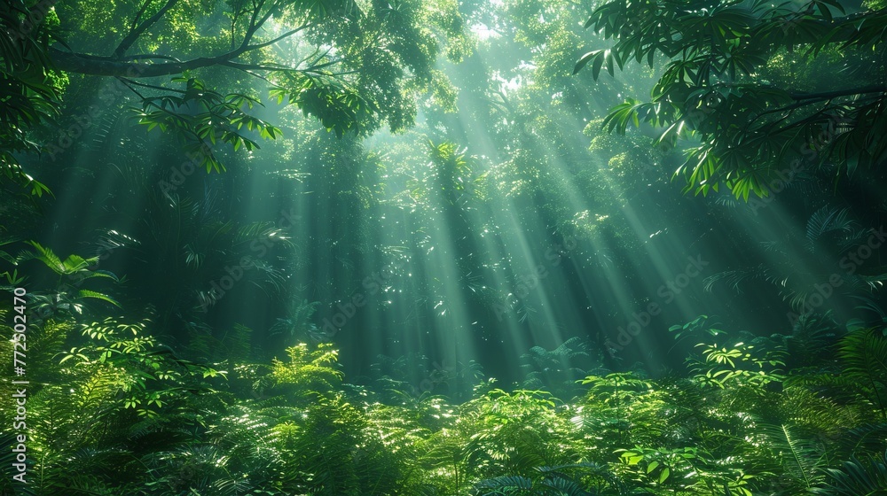 Fototapeta premium A precious gift: Forests and wildlife are a gift from nature that we must cherish and protect for future generations.