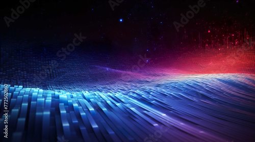 Big Data Space ,Abstract background, futuristic texture design for Business science and Technology advertising , Generate AI