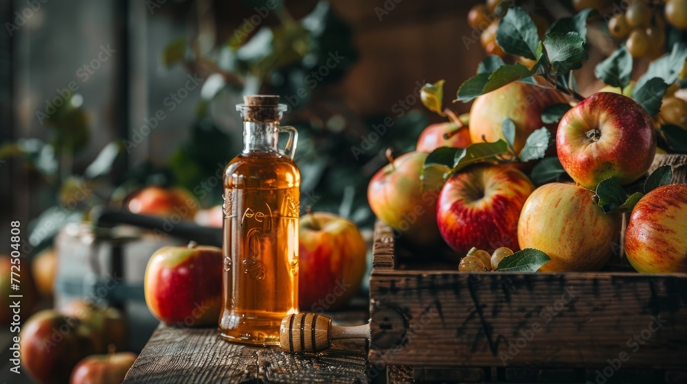 Apple cider vinegar tonic with honey Apple cider vinegar tonic with honey