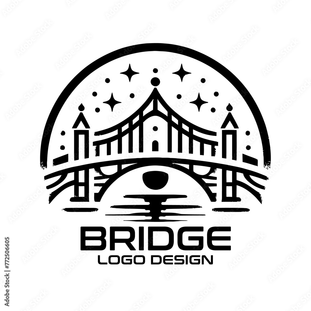 Bridge Vector Logo Design