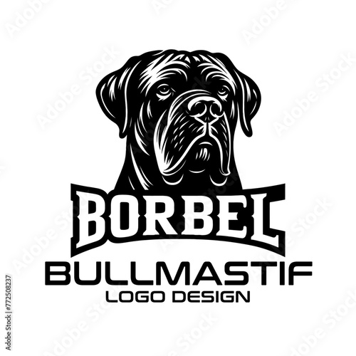 Bullmastiff Vector Logo Design