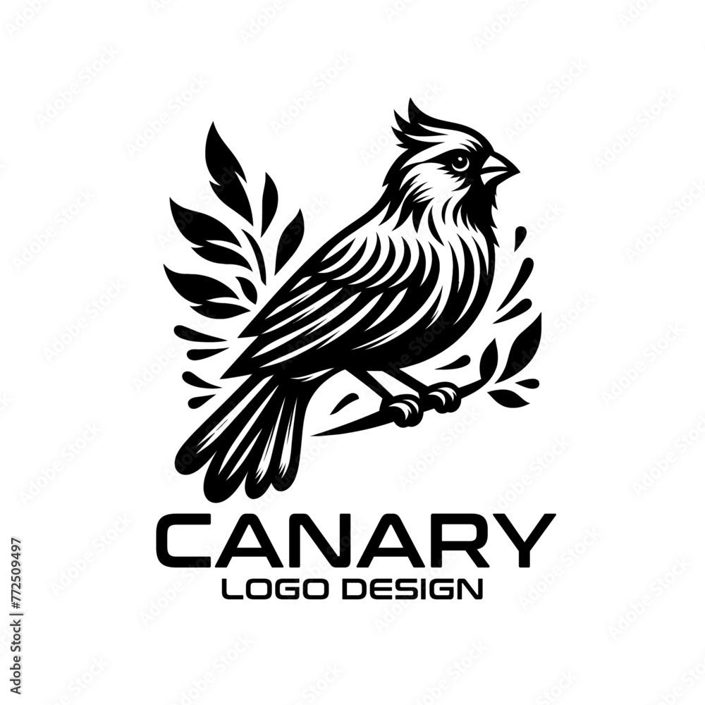 Obraz premium Canary Vector Logo Design