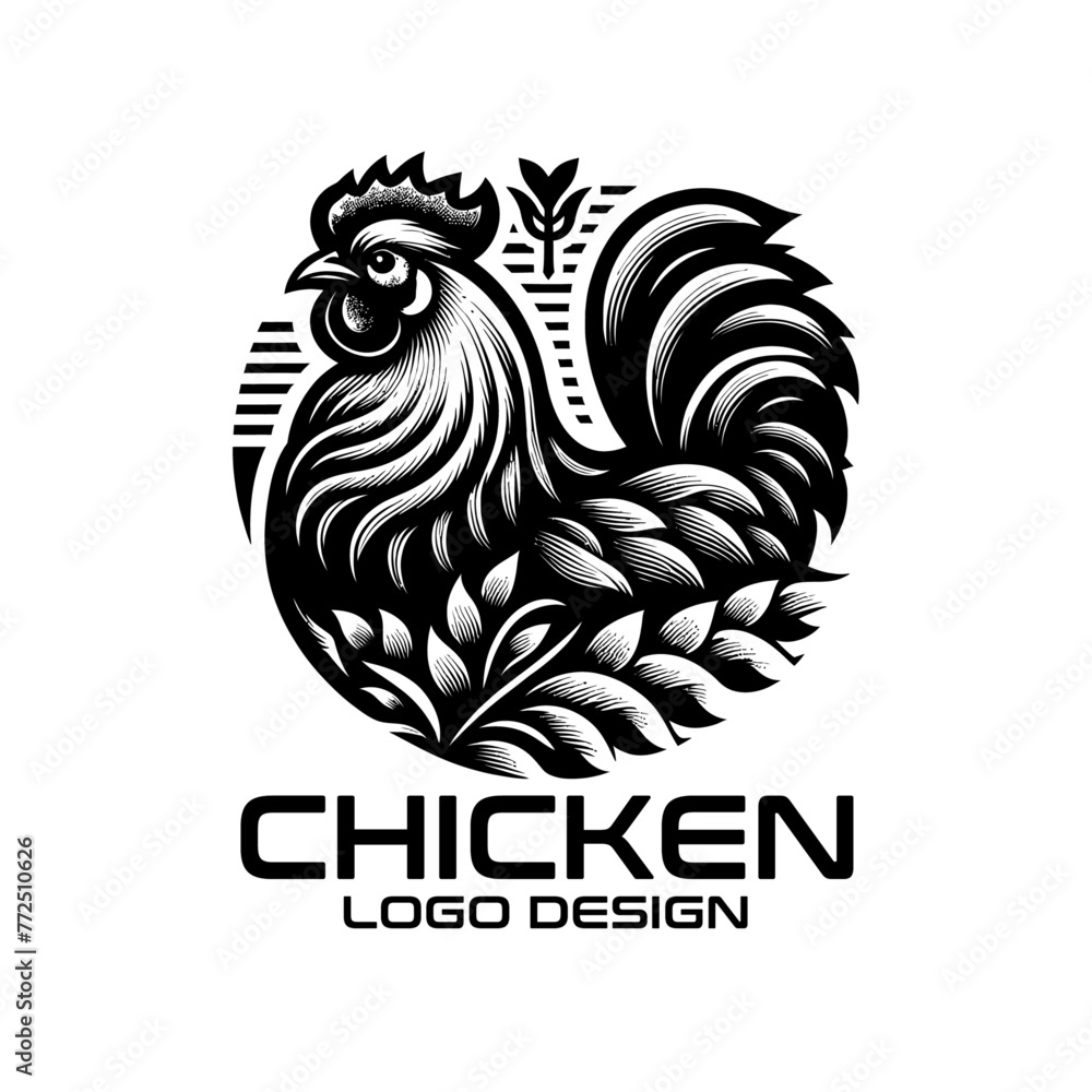 Chicken Vector Logo Design