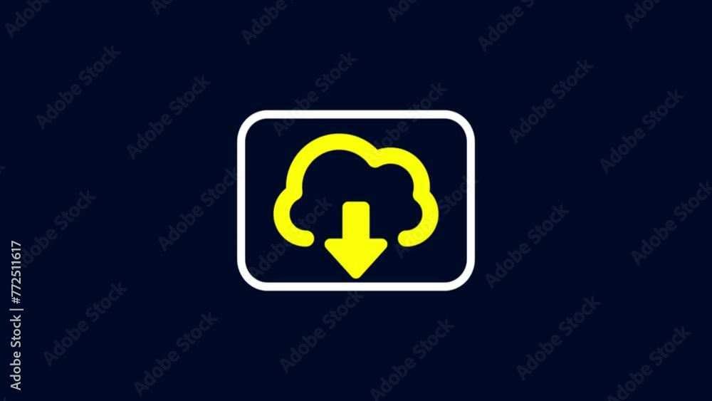 Cloud download icon Cloud download icon