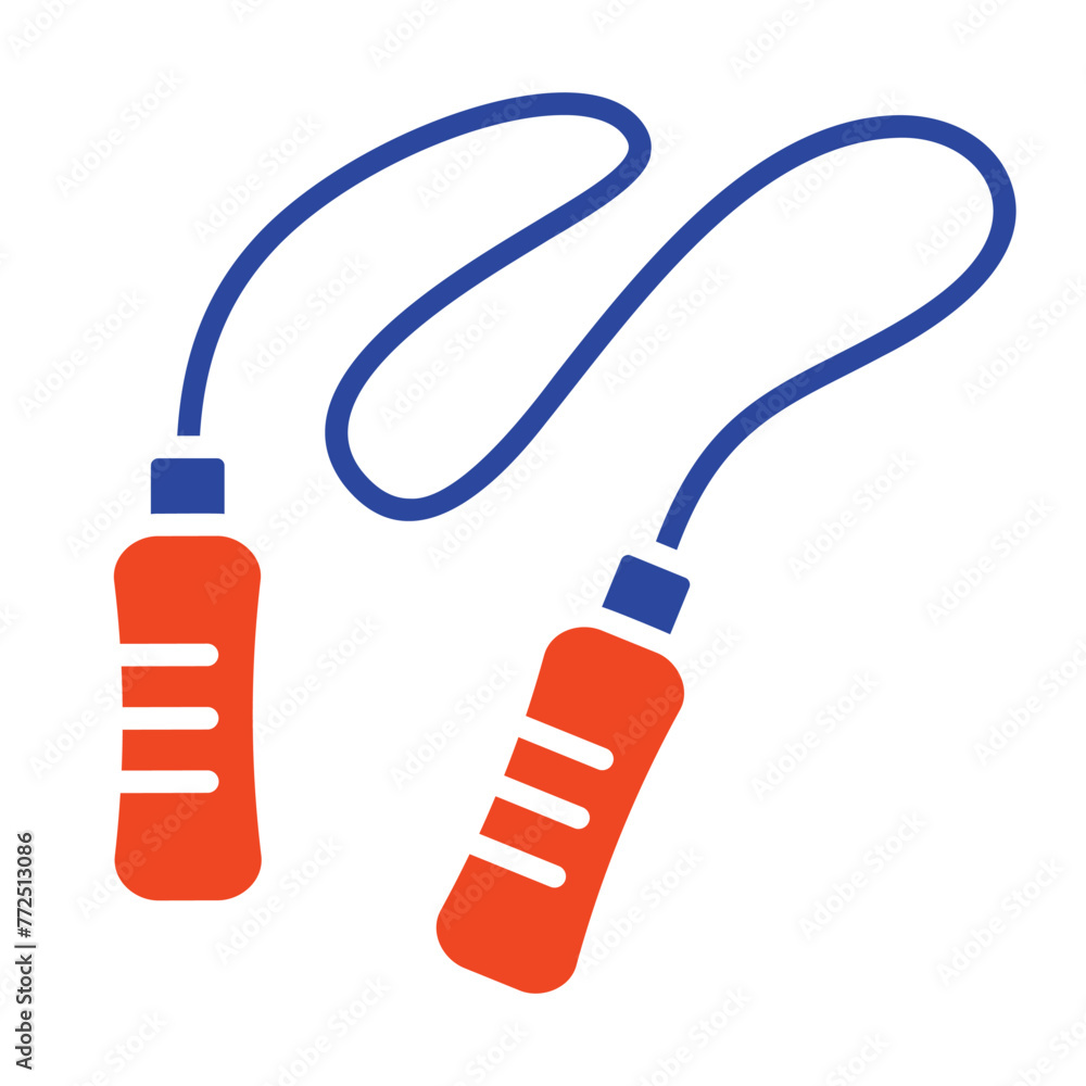 Jump rope vector solid icon. Fitness and gym symbol Jump rope vector solid icon. Fitness and gym symbol