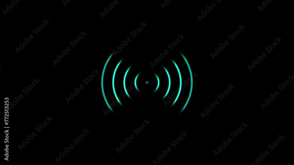 abstract radio waves signal abstract radio waves signal