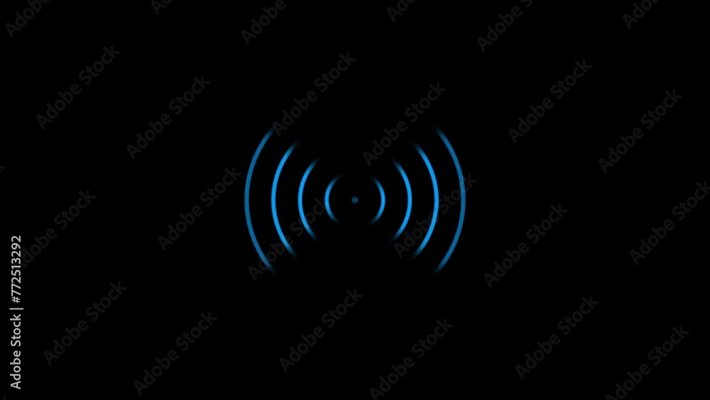 abstract radio waves signal abstract radio waves signal
