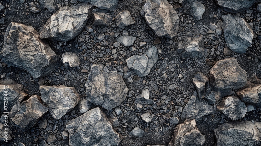 nature with a hyper-realistic depiction of dirt and rocks, their textures meticulously captured in high resolution to create an immersive experience. SEAMLESS PATTERN nature with a hyper-realistic depiction of dirt and rocks, their textures meticulously captured in high resolution to create an immersive experience. SEAMLESS PATTERN
