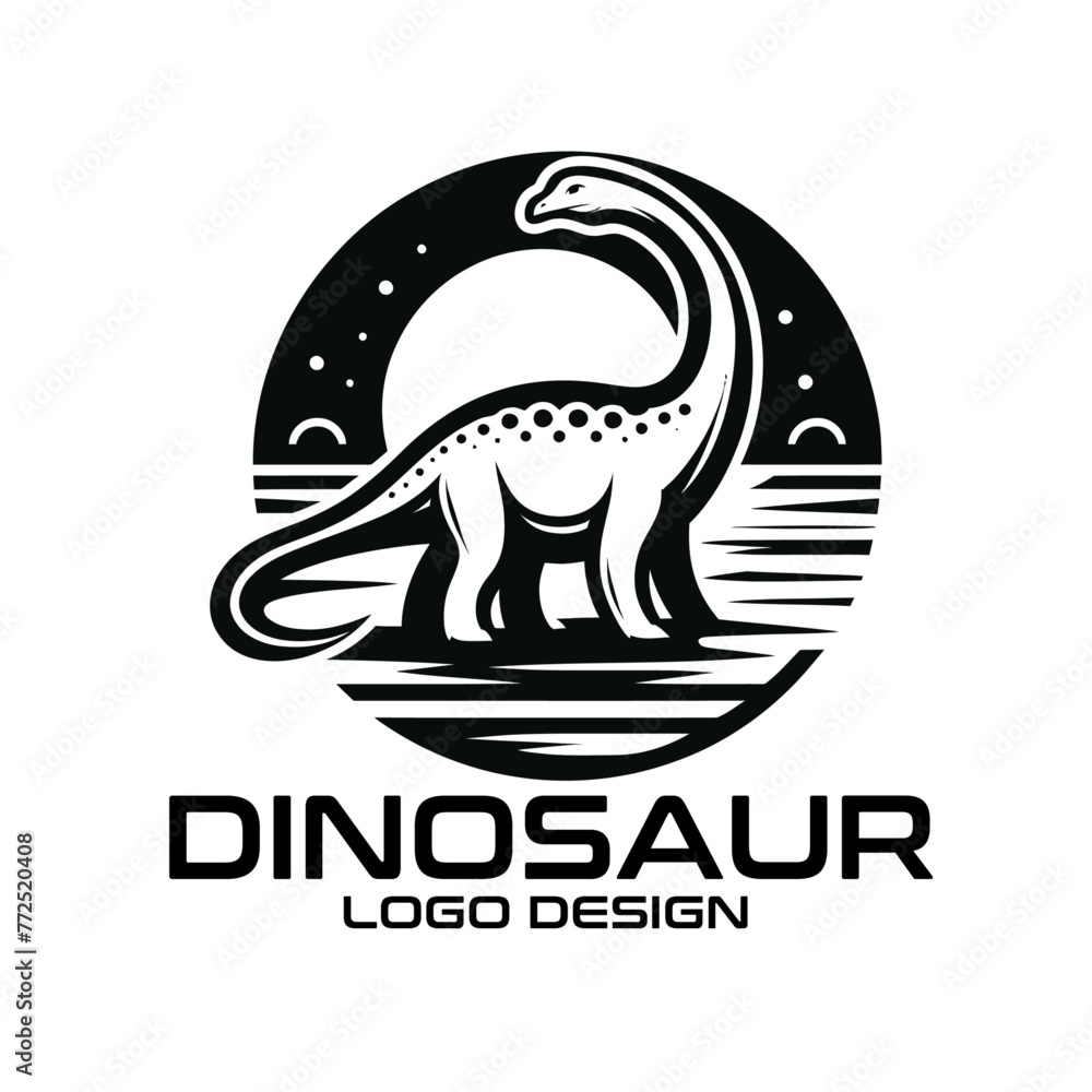 Dinosaur Vector Logo Design Dinosaur Vector Logo Design