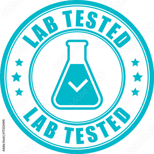 Obraz na płótnie Lab tested vector sign w salonie