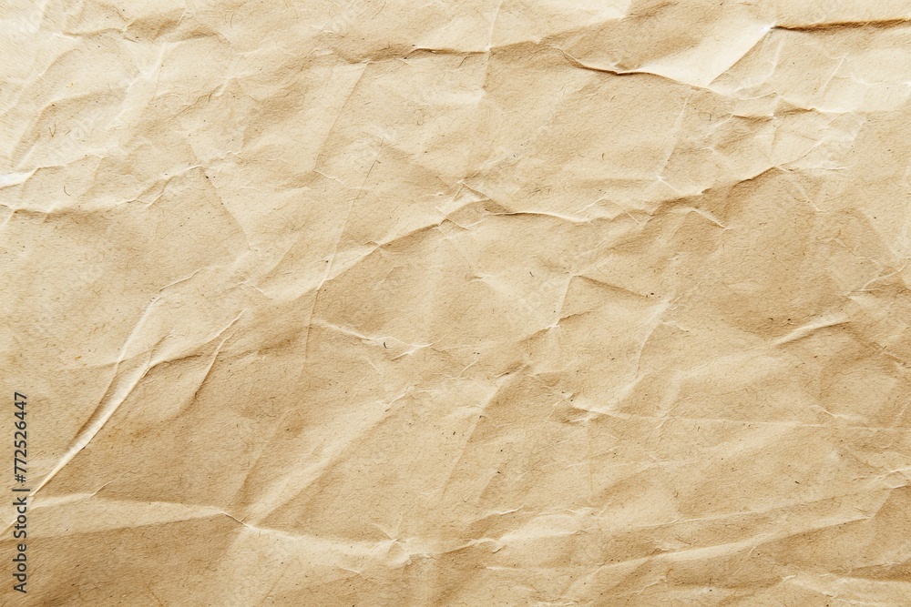 Obraz premium An old craft paper texture serves as a rugged background, portraying its vintage charm. The brown kraft material.