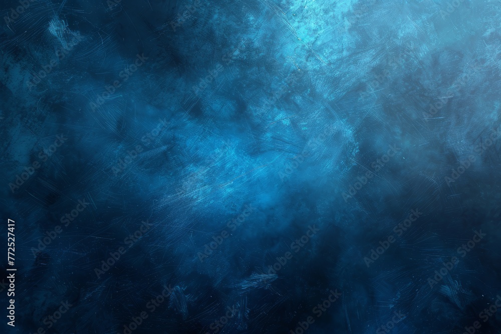 Fototapeta premium Dark Blue Smoke: Abstract Texture with Mystic Gradient and Soft Light