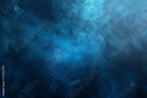 Dark Blue Smoke: Abstract Texture with Mystic Gradient and Soft Light photo
