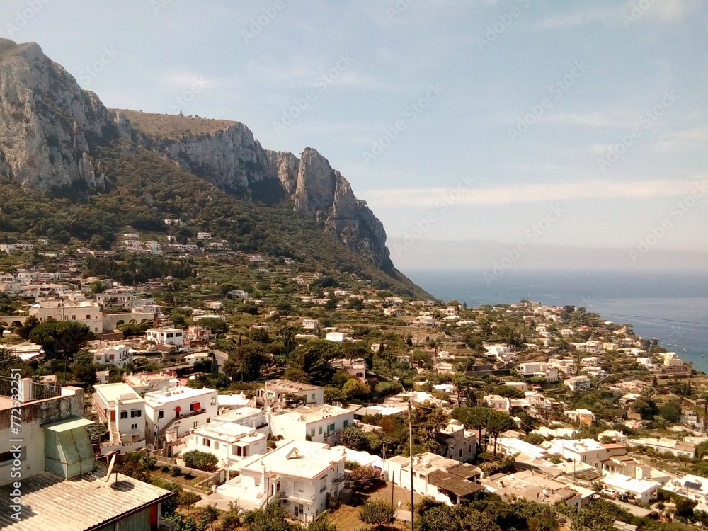 Panorama di Capri.