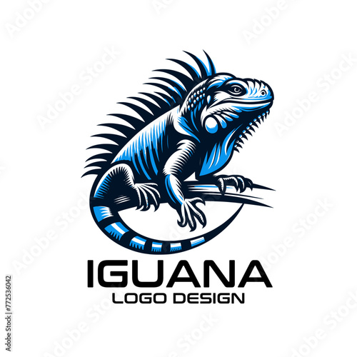 Iguana Vector Logo Design