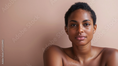 Retrato de una mujer afroamericana