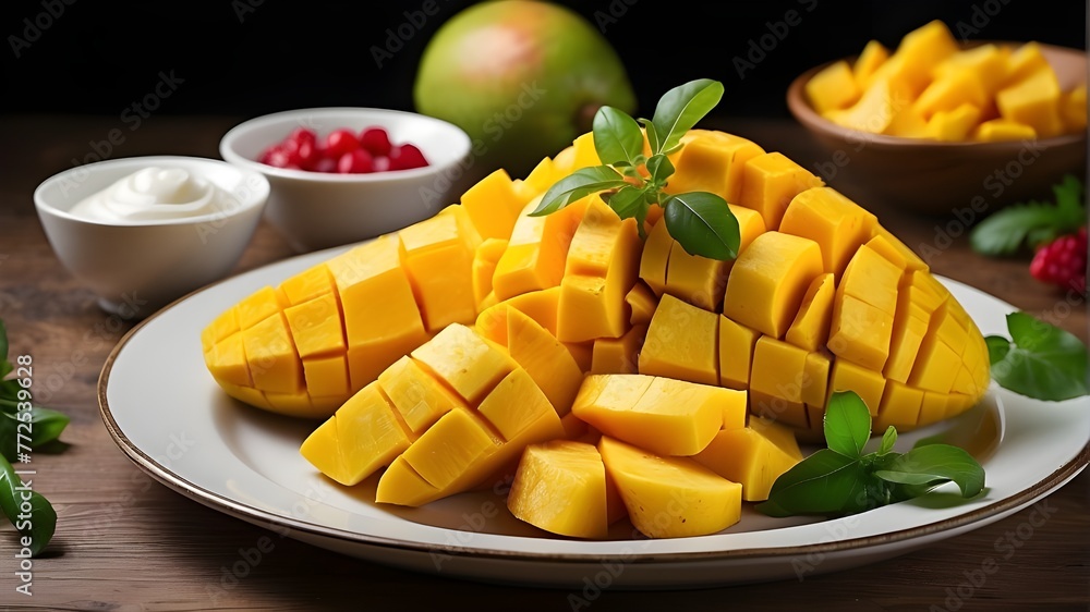 mango and pineapple mango and pineapple