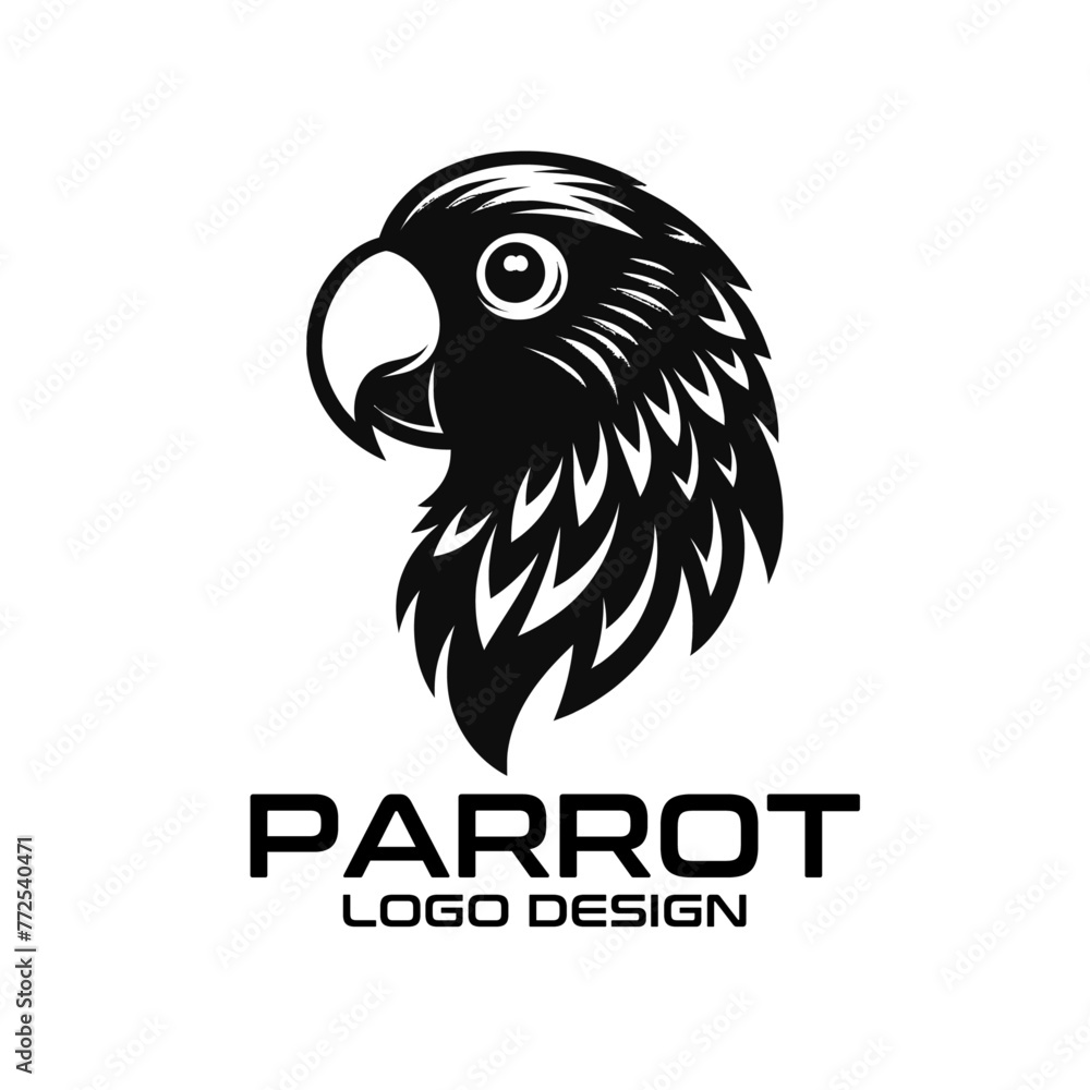 Obraz premium Parrot Vector Logo Design