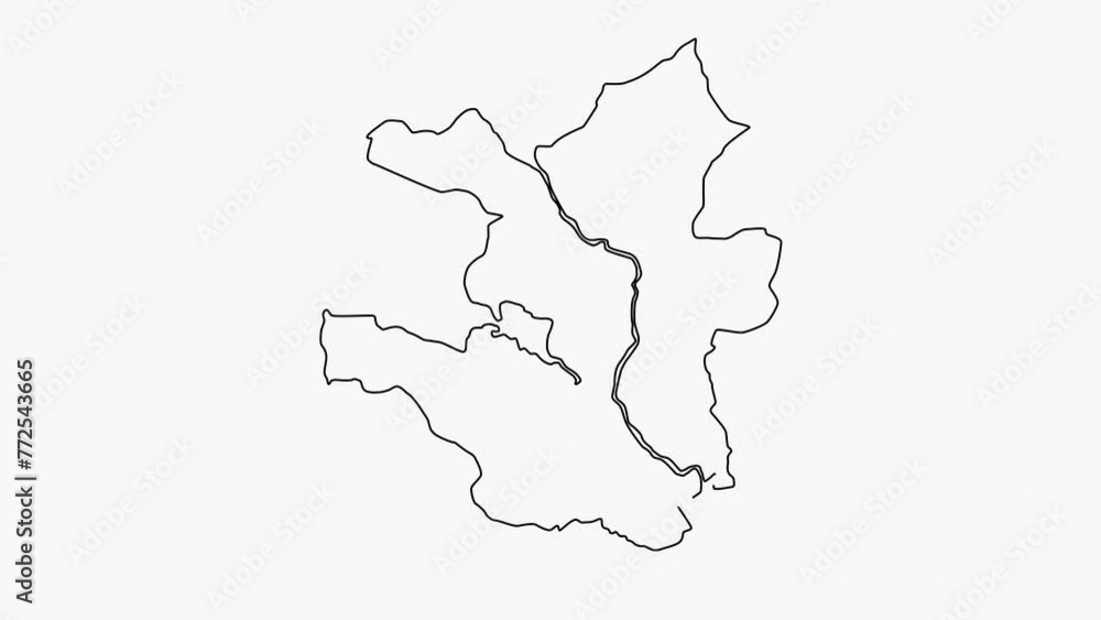 sketch map of Pokhara in nepal sketch map of Pokhara in nepal