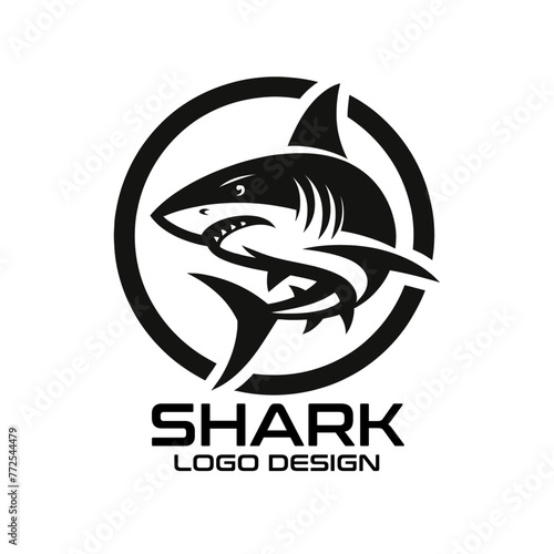 Shark Vector Logo Design