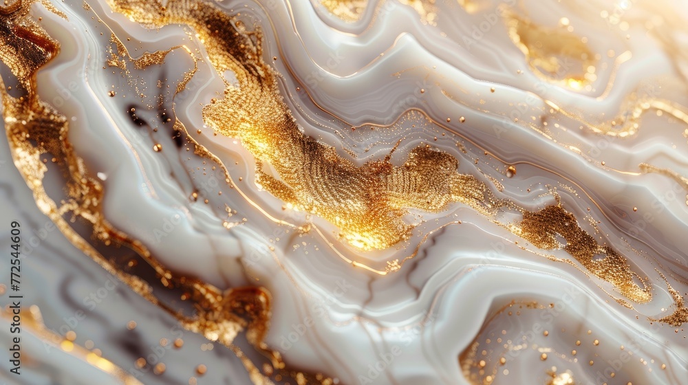 Abstract luxury marble background Gold and white colors Abstract luxury marble background Gold and white colors
