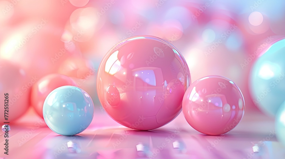 3d render gradient pastel background with floating circler backgrounds 3d render gradient pastel background with floating circler backgrounds