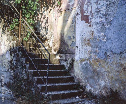 wall with seps,stair, greece,grekland,Mats