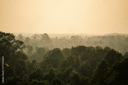 Fototapeta Naklejka Na Ścianę i Meble -  Angkor Wat Temple in the afternoon in Angkor complex Cambodia at sunset