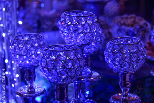 Crystal cups in Blue vibes