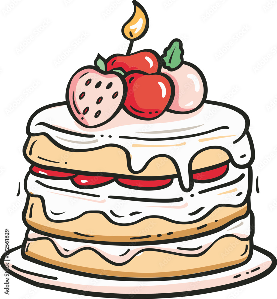 Vectorized Cake Delights A Pixelated Adventure Vectorized Cake Delights A Pixelated Adventure