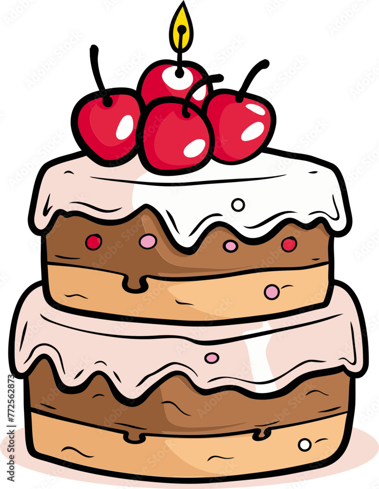 Cake Vector Symphony Navigating Sweet Confections Cake Vector Symphony Navigating Sweet Confections