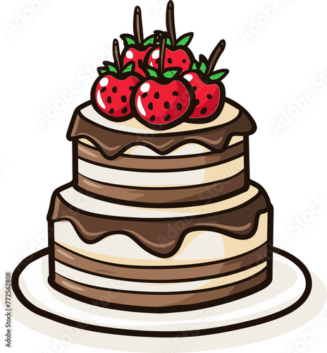 Vectorized Temptations Exploring Sweet Indulgence